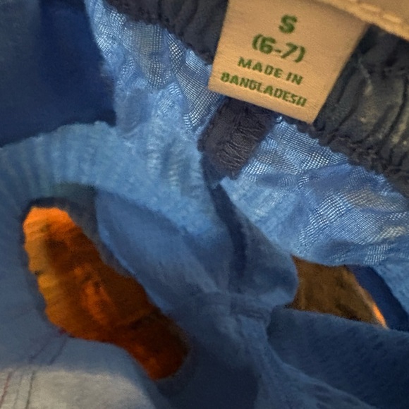 Boys 3pc Summer Camp Green & Blue Short & Tank Bundle Sz 6-7 - Picture 2 of 9